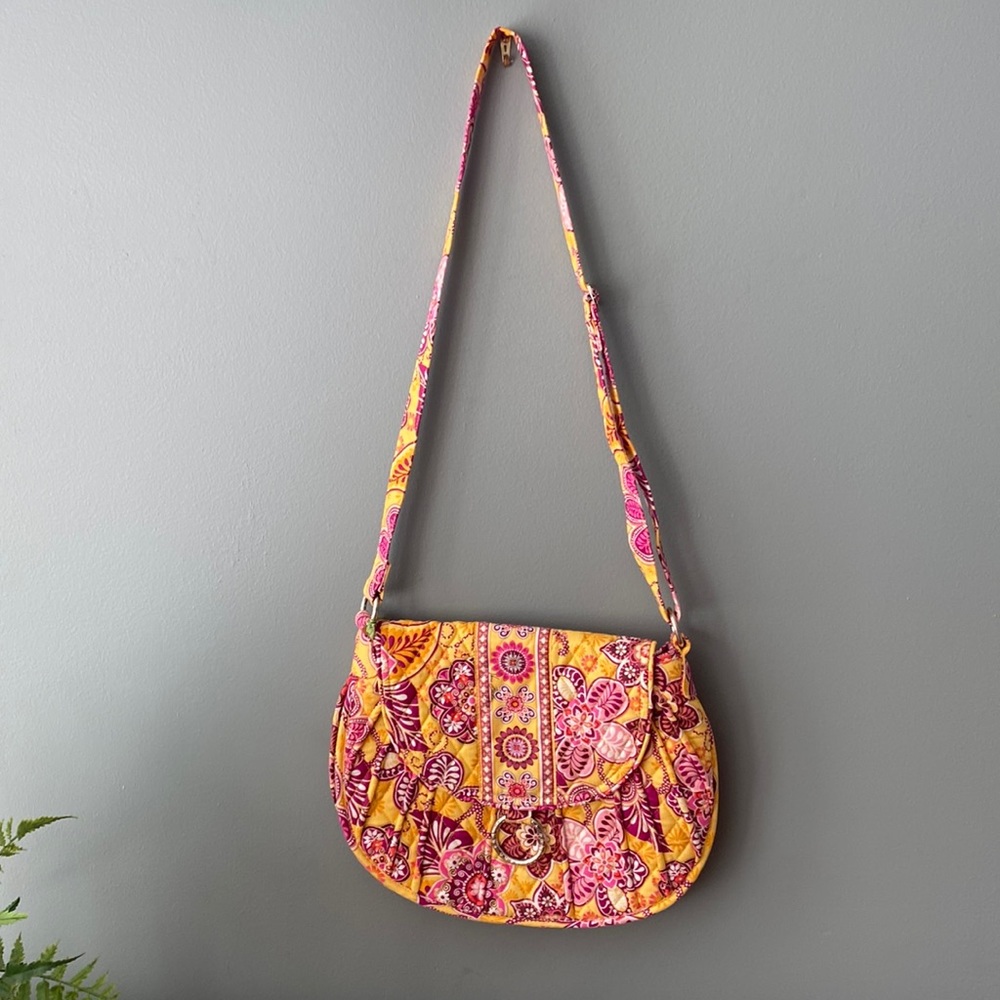 Vintage Saddle Up Bali Gold Vera Bradley Purse